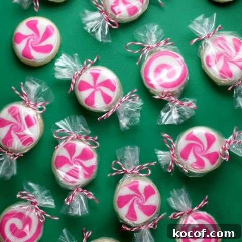 Peppermint Candy Sugar Cookies