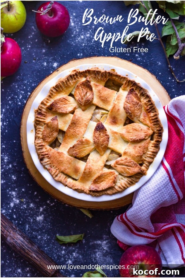 Gluten Free Brown Butter Apple Pie