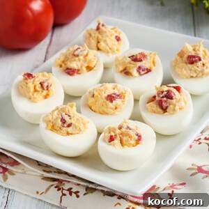 Pimento Cheese Deviled Eggs with Creamy Southern Filling 2 Pimento Cheese Deviled Eggs 2.jpg