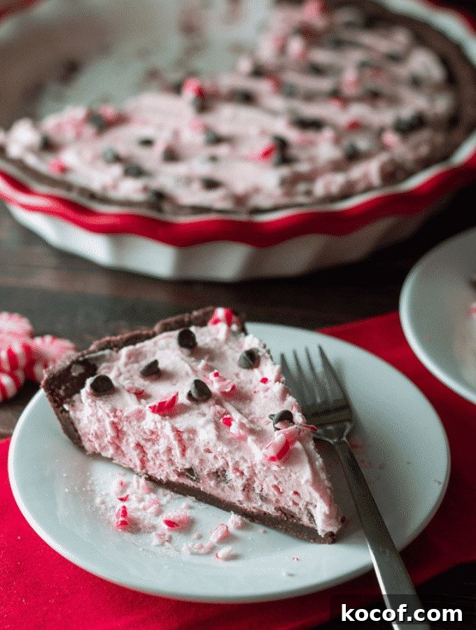 Candy Cane Pie