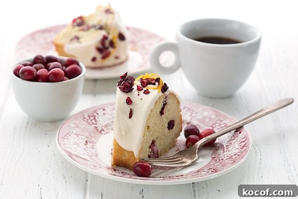 Low Carb Cranberry Pound Cake