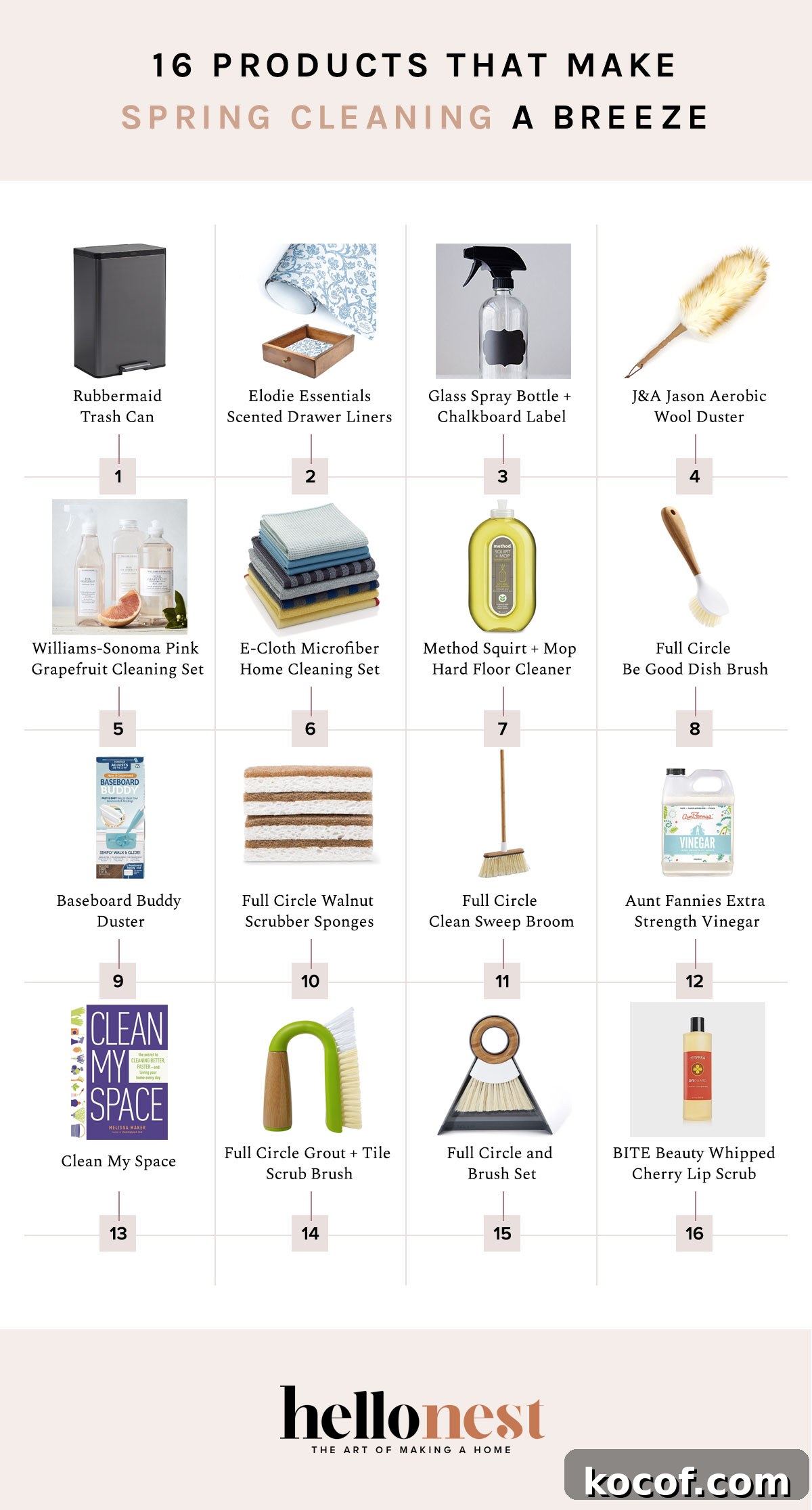 16 products that make spring cleaning a breeze - Hello Nest
