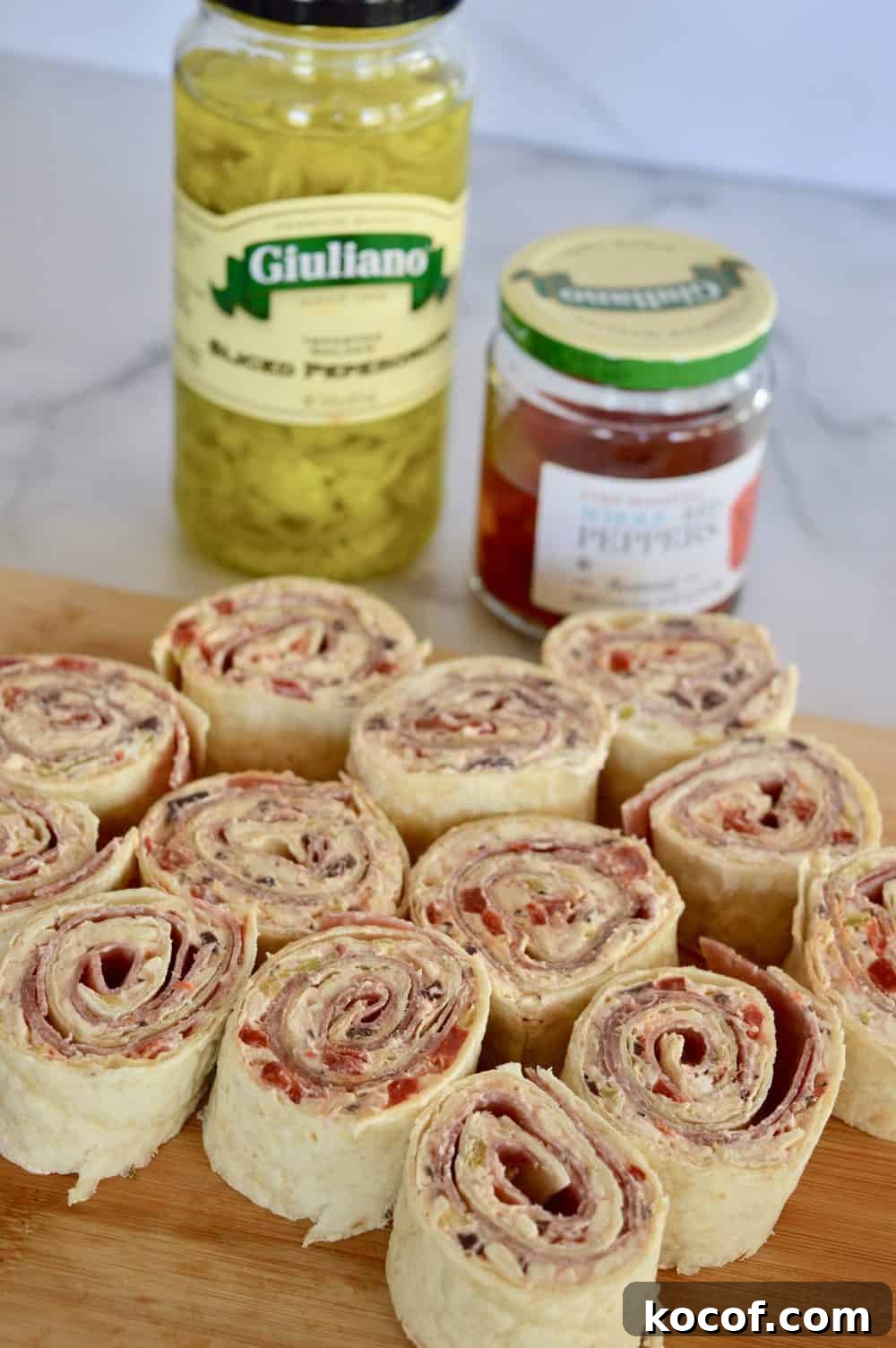 Italian Antipasto Pinwheels