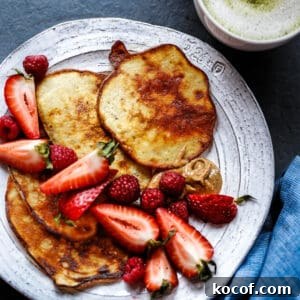 Marcela’s Paleo Pancakes Recipe — Fluffy Grain-Free Stack 5 Marcela's Easy Paleo Pancakes Recipe Primal Gourmet