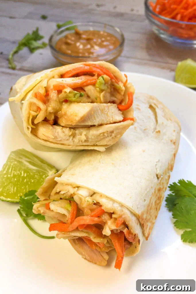 Oriental Chicken Wrap