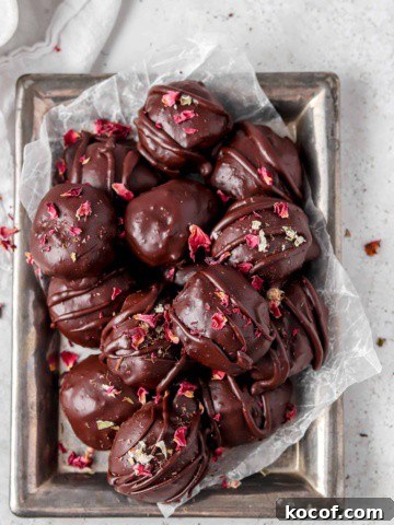 dairy free chocolate truffles 6 scaled