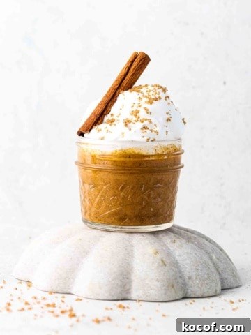 vegan pumpkin mousse 8