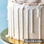White Chocolate Ganache Drip Recipe and Step-by-Step Guide 4 White chocolate drip close-up