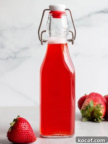 Strawberry Simple Syrup