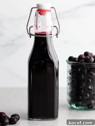 Blueberry Simple Syrup