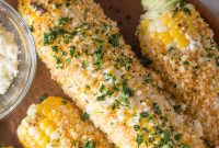 Crispy Panko Mexican Street Corn Elote Recipe