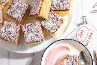 Moist Jam and Coconut Sponge Cake Recipe