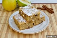 Cinnamon Apple Brownies Recipe with Caramel Swirl