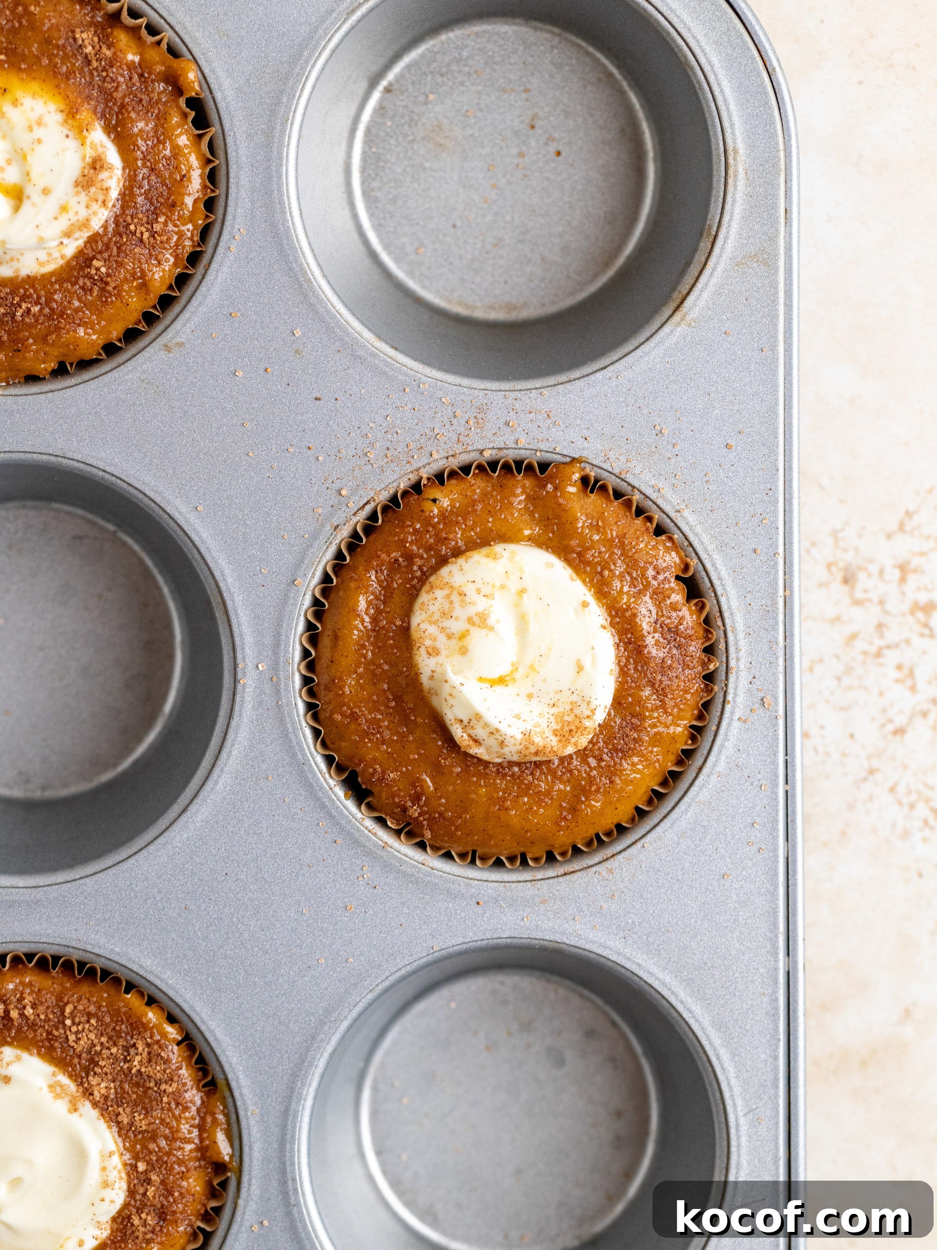 Muffins cooling on rack