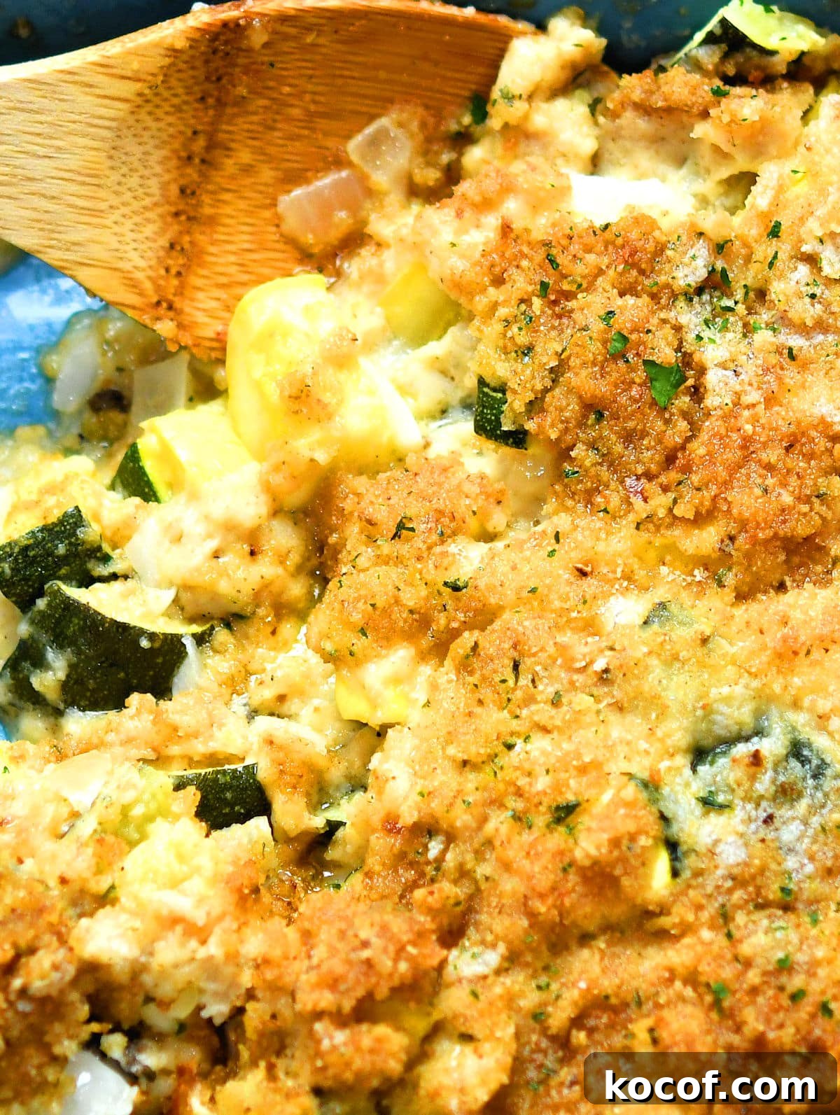 24Bite: Cheesy Zucchini Squash Casserole Recipe by Christian Guzman