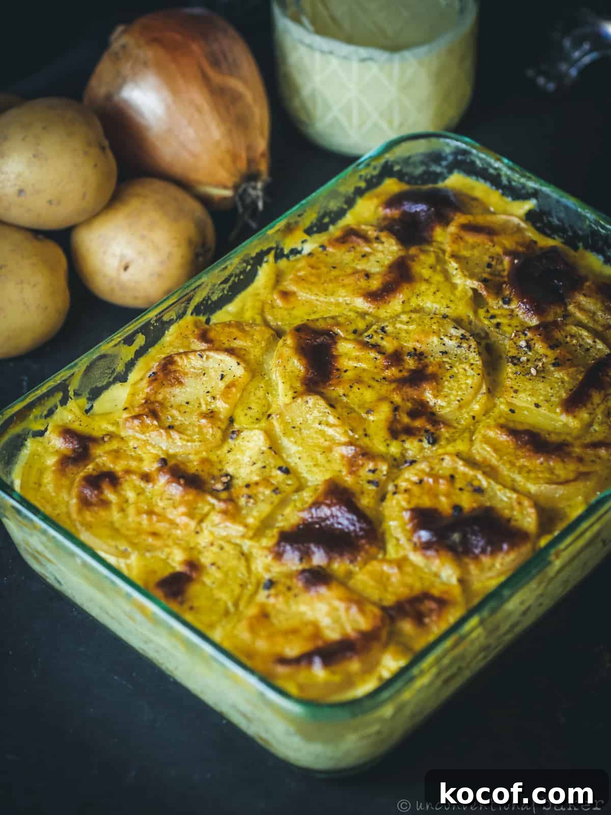 scalloped potatoes (vegan, gluten-free)